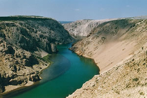 Canyon of the river Zrmanja